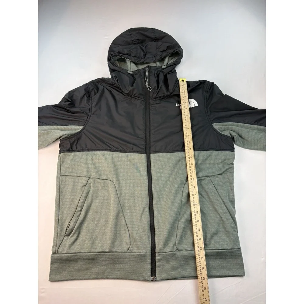 The North Face Men's Black Train N  Logo Full Zip Overlay Jacket Large